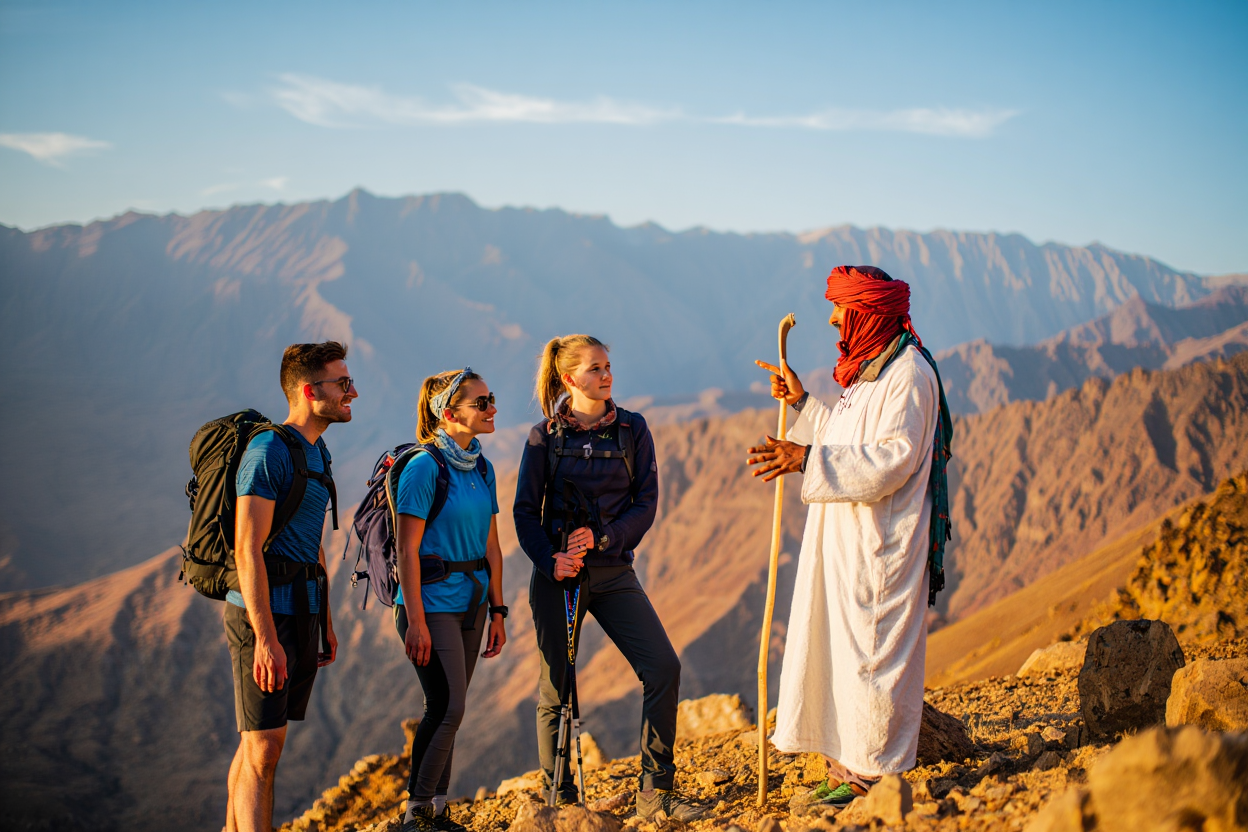 Montagnes Atlas : guide pour randonnées et excursions nature montagnes Atlas gastronomie marocaine