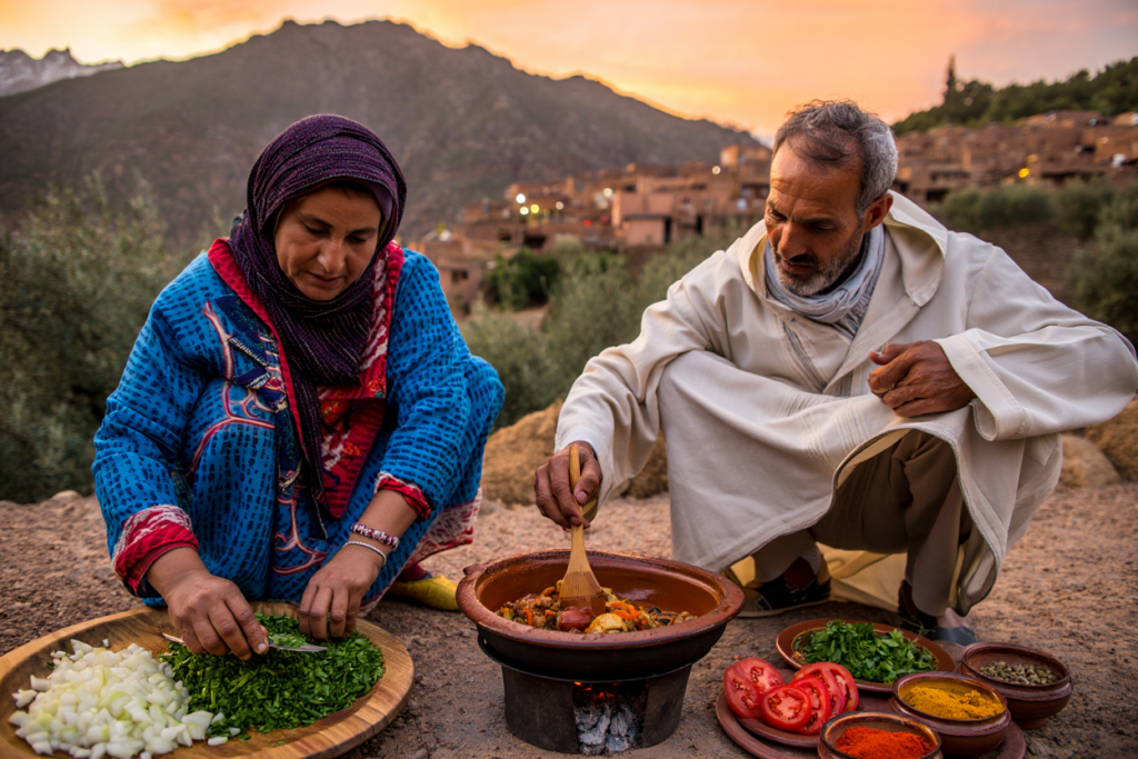 montagnes Atlas gastronomie marocaine