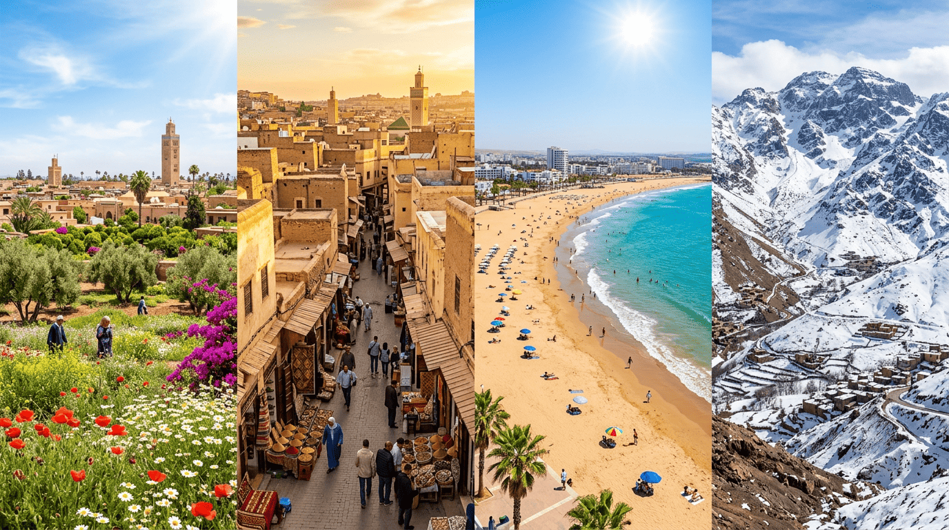 Quand partir au Maroc : guide mois par mois pour choisir la meilleure période Quand partir au Maroc