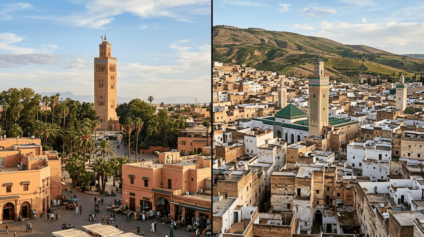 Marrakech vs Fès : quelle ville choisir pour votre voyage au Maroc ?